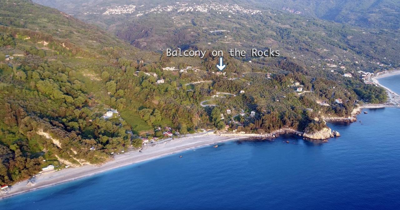 Agioi Saranta Balcony On The Rocksヴィラ エクステリア 写真